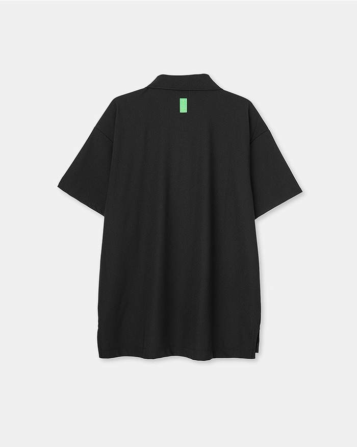 KANOKO ZIP POLO 詳細画像 BLACK 7