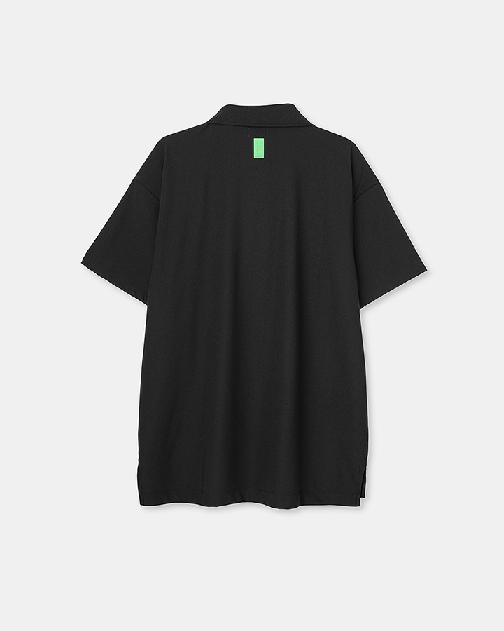 KANOKO ZIP POLO 詳細画像 BLACK 7