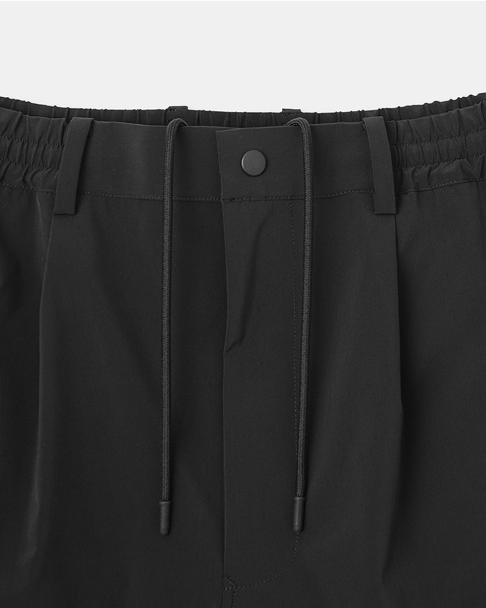 SINGLE PLEAT SHORTS 詳細画像 BLACK 2