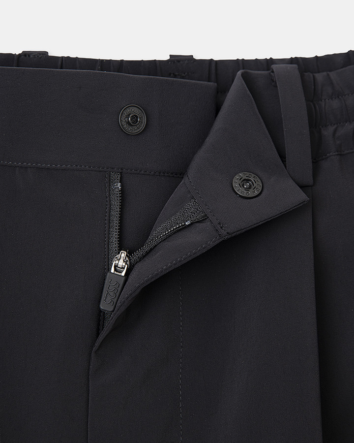 SINGLE PLEAT SHORTS 詳細画像 BLACK 3